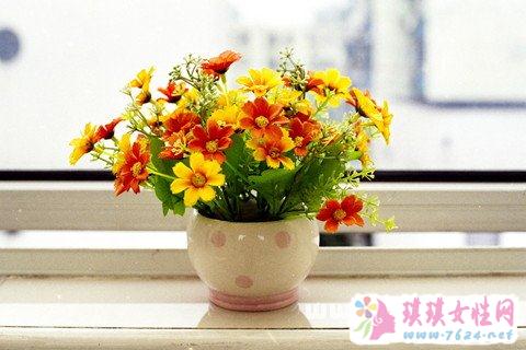 梦见塑料花假花