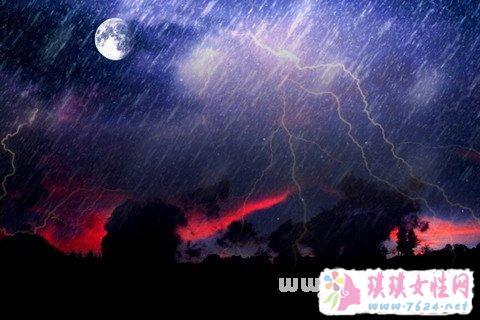 梦见暴风雨