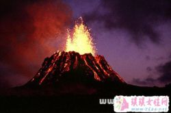 梦见火山