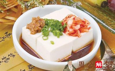 梦见他人吃豆腐